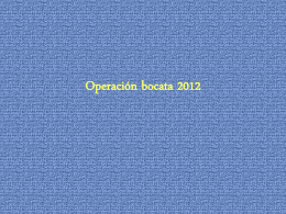 Operación bocata 2012