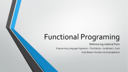 Functional Programing