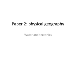 Paper 2: physical geography - BSHGCSEgeography -