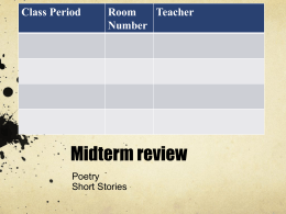 Midterm review