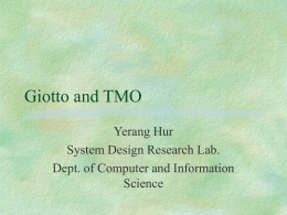 Giotto vs. TMO - University of Pennsylvania