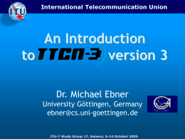 An Introduction to TTCN