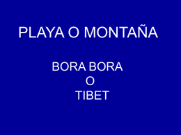 Playa_Montaña.BoraBora_Tibet