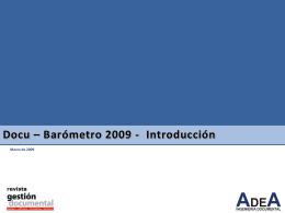 INFORME DE SITUACIÓN 2008 Y PREVISIÓN 2009