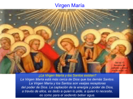 La Virgen María - PALABRA DE DIOS 2015