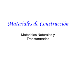Materiales de Construcción