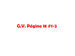 G.V. Página 18 #1-2