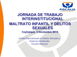 Diapositiva 1 - Fiscalía de Chile