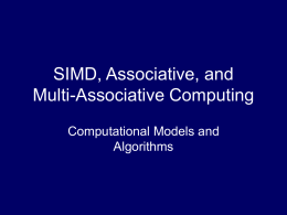 CPSC 367: Parallel Computing