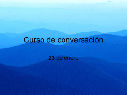 Curso de conversación