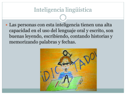 Inteligencia lingüística