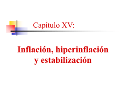 Capítulo XV: Inflación, hiperinflación y