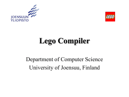Lego Compiler