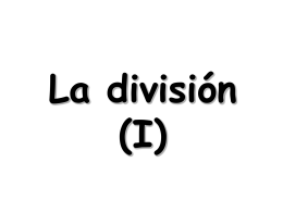 La división