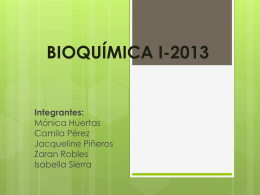 BIOQUÍMICA I-2013
