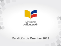 Diapositiva 1 - Ministerio de Educación | Ecuador