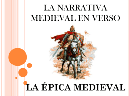 La Narrativa épica medieval