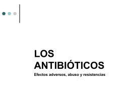 Los antibióticos