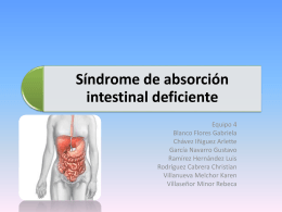 Síndrome de absorción intestinal deficiente -