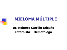 MIELOMA MÚLTIPLE - Fisiopatología y Patología |