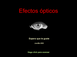 Efectos ópticos