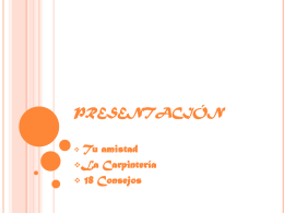 PRESENTACIÓN