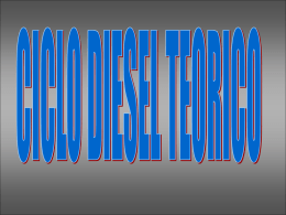 Ciclo de funcionamiento de un motor Diesel teorico
