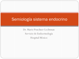 Semiología sistema endocrino