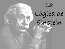 A Lógica de Einstein