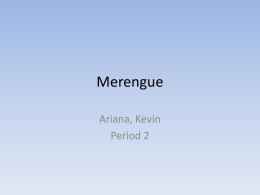 Merengue - Rodgers - clases de Español