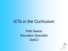 ICTs in the Curriculum