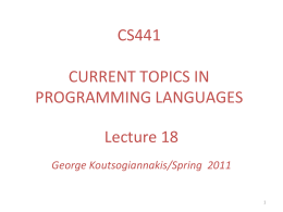 Lecture 18 - IIT Computer Science Department