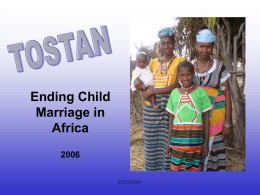 Tostan - Interagency Gender Working Group (IGWG)