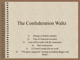 The Confederation Waltz