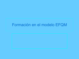 Formación en el modelo EFQM