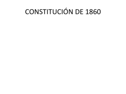 CONSTITUCIÓN DE 1860