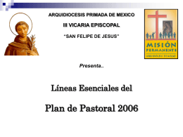 Diapositiva 1 - Sitio de la Vicaría de Pastoral