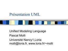 Présentation UML