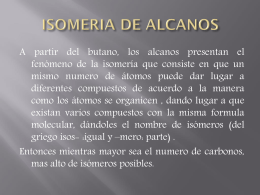 alcanos - ESCUELA NORMAL SUPERIOR DE GACHETÁ |