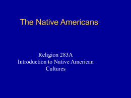 The Native Americans - Centenary College of