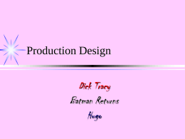 Production Design - Clarkson University