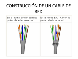 CONSTRUCCIÓN DE UN CABLE DE RED