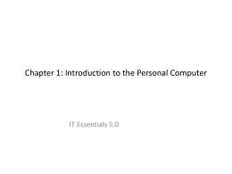 ITE PC v4.0 Chapter 1