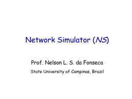 Network Simulator (NS) Prof. Nelson L. S. da