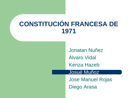 CONSTITUCIÓN FRANCESA DE 1971