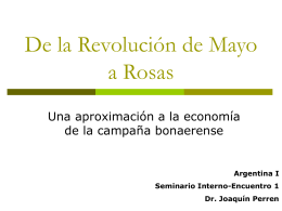 De la Revolución de Mayo a Rosas