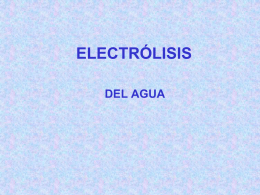 ELECTRÓLISIS