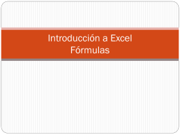 Introducción a Excel