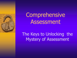 Comprehensive Assessment - Minnesota Department of