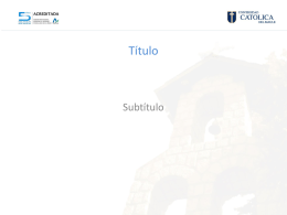 Título - Universidad Católica del Maule | UCM